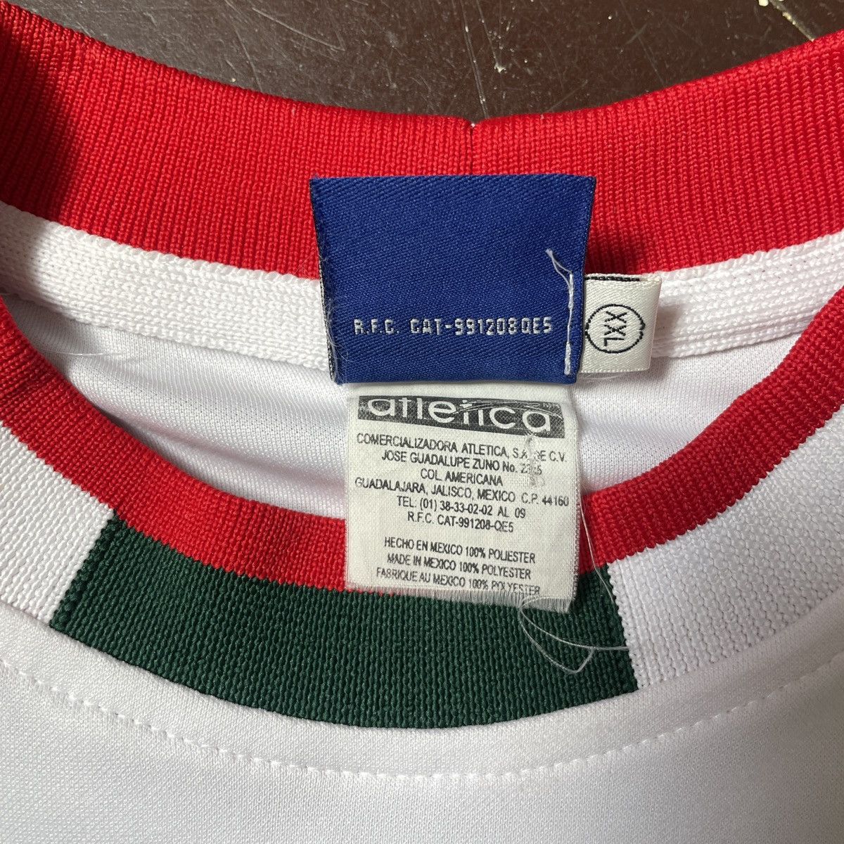 2001 ATLETICA MEXICO SOCCER JERSEY total 90 brazil