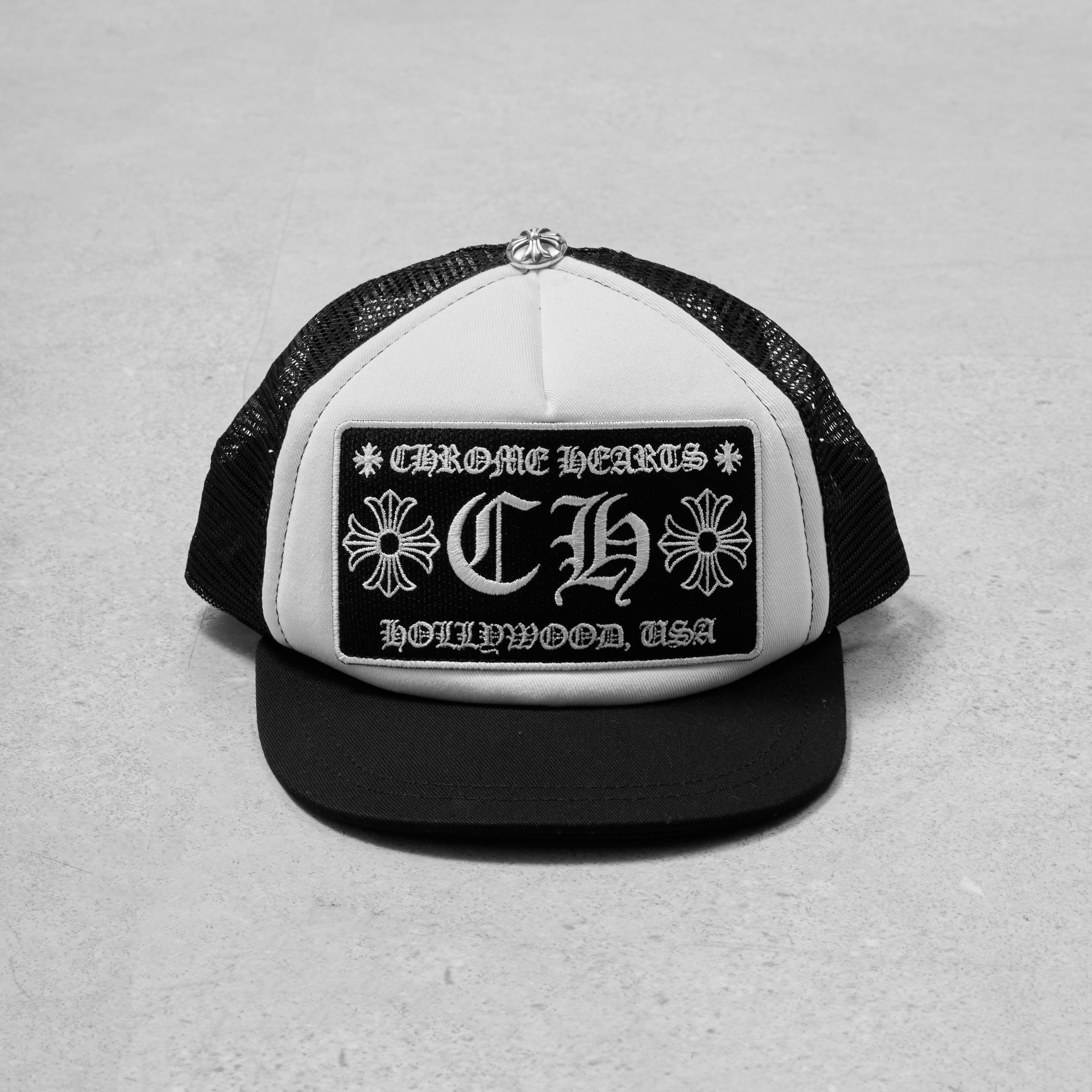 Chrome Hearts CHROME HEARTS CH HOLLYWOOD TRUCKER HAT Size ONE SIZE - 3 Thumbnail