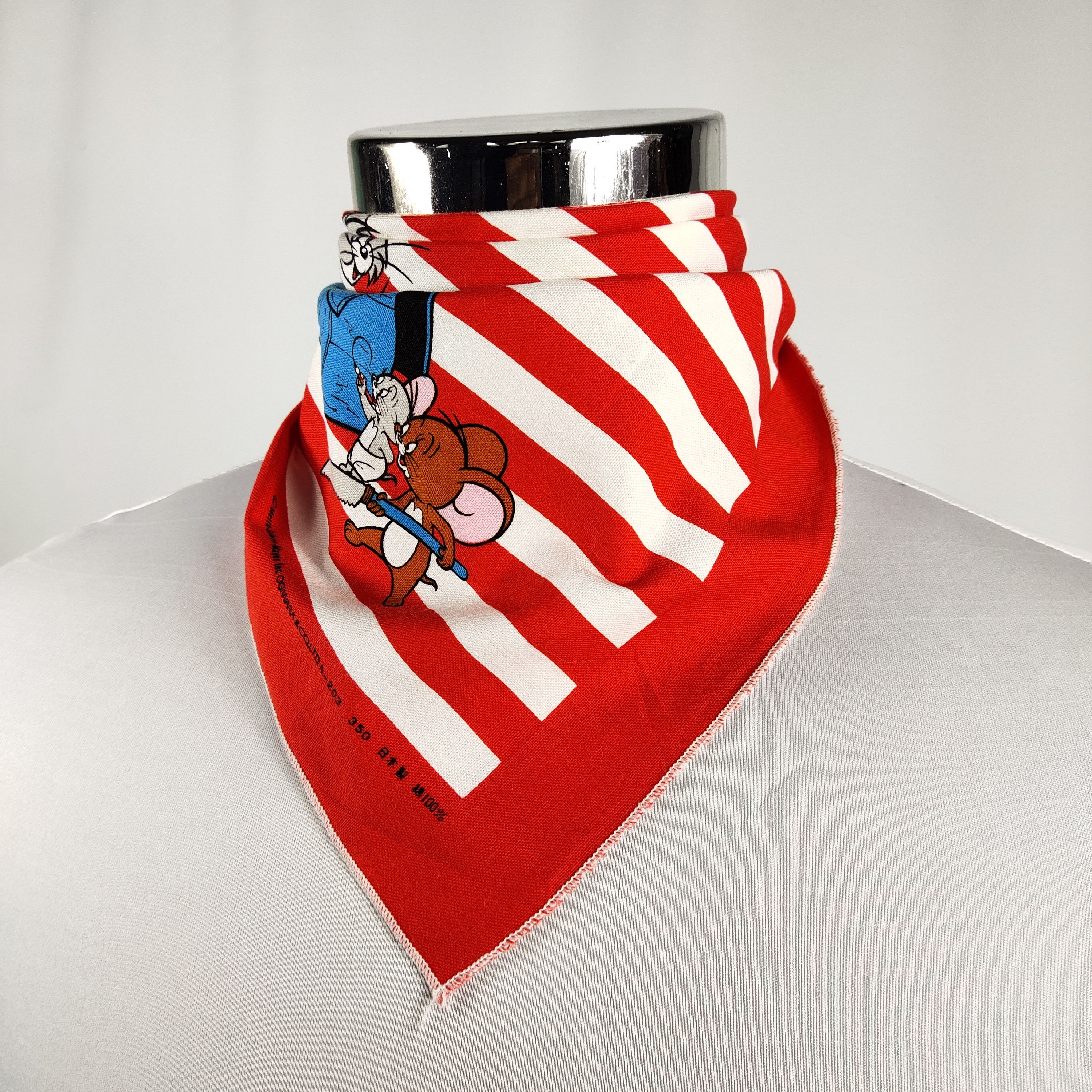 Anime × Disney Disney Tom and Jerry Handkerchief / Neckerchief / Bandana Size ONE SIZE - 1 Thumbnail
