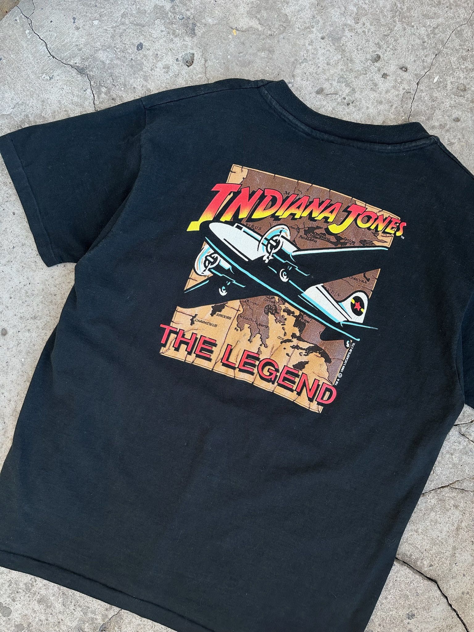 Hanes vintage indiana jones and the last crusade 80s tshirt Size US XL / EU 56 / 4 - 7 Thumbnail