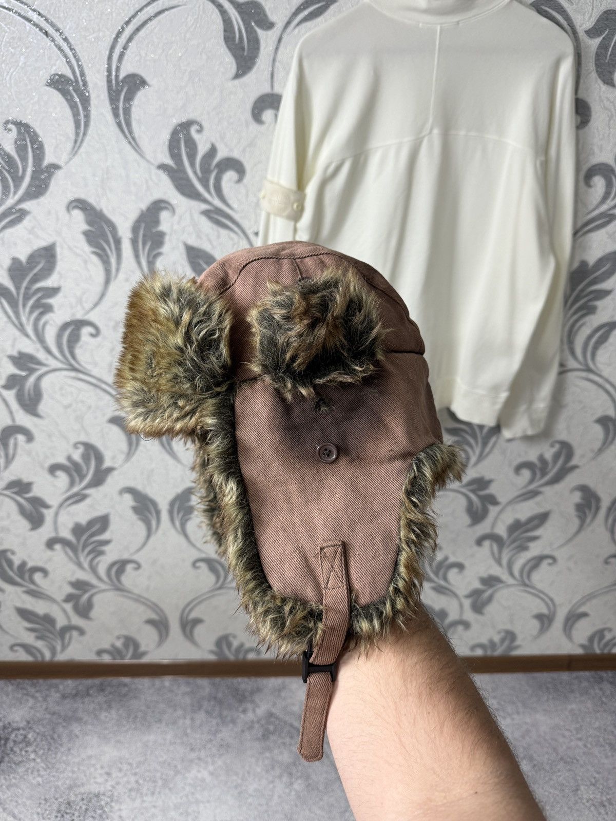 Japanese Brand Y2K Fuzzy Fur Trapper Alt Mohair Cute Hat U.S.S.R Ushanka Size ONE SIZE - 2 Thumbnail
