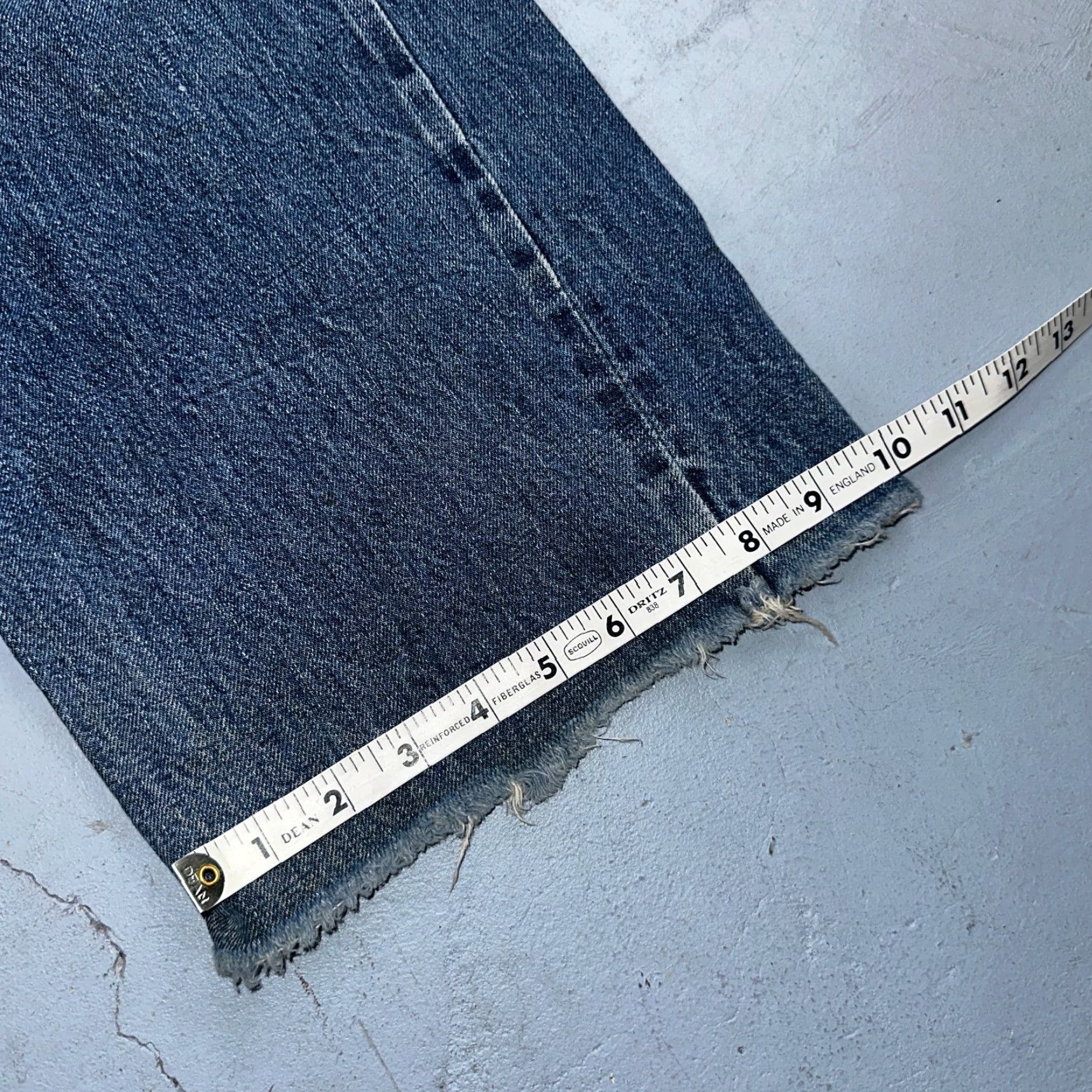 Levi's VINTAGE Levi's 501 Jeans Men 48x30 Straight Fit Ceased 70s USA Denim Distressed Size US 32 / EU 48 - 6 Thumbnail