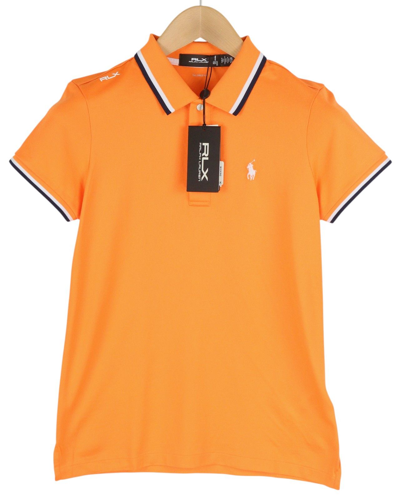 RLX Ralph Lauren GOLF XS Orange Polo Wicking Tee 84714 Size XS / US 0-2 / IT 36-38 - 1 Thumbnail