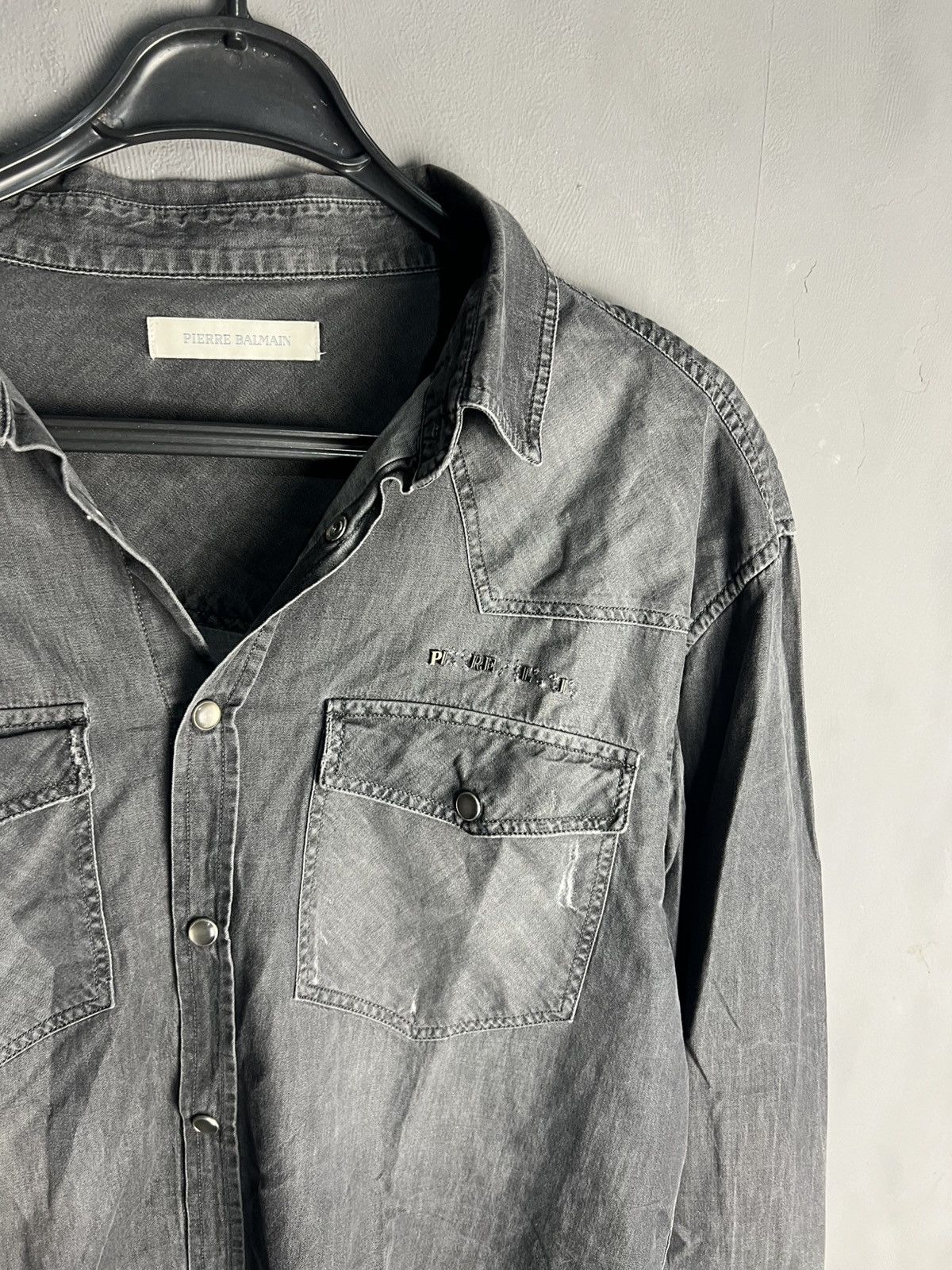 Balmain Vintage y2k 90s Pierre Balmain shirt old money avant garde Size US L / EU 52-54 / 3 - 4 Thumbnail