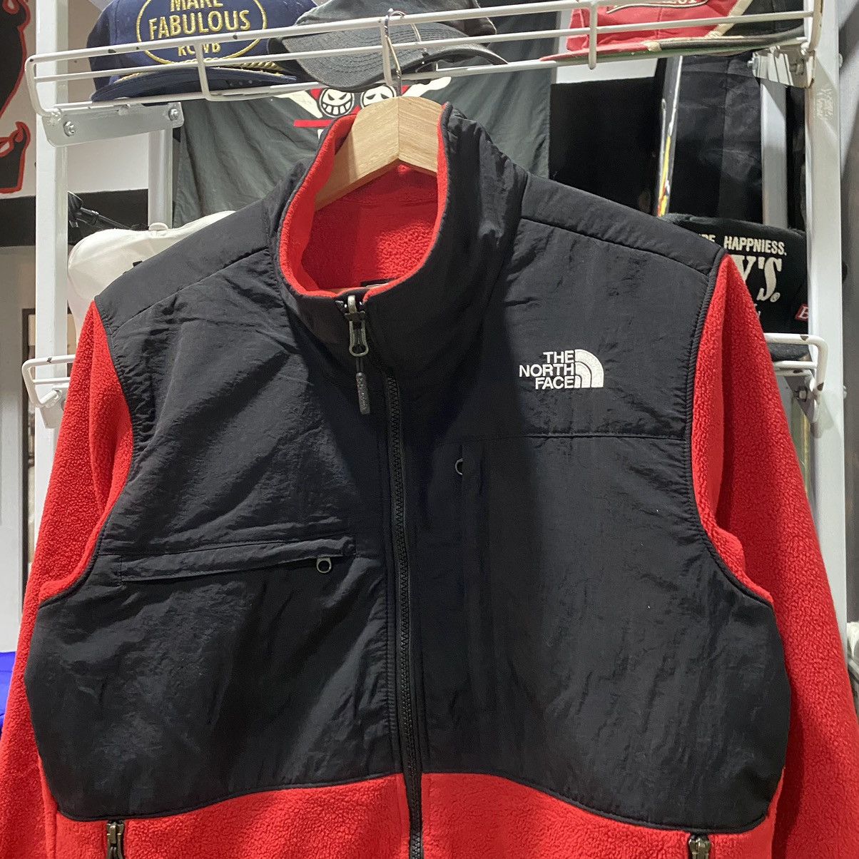 The North Face The North Face Red Black Denali Fleece Jacket Size US S / EU 44-46 / 1 - 4 Thumbnail