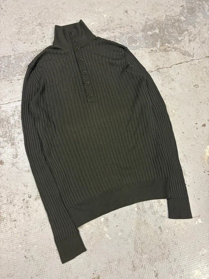 2000s Dolce & Gabbana Black Buttoned Longsleeves Sweater