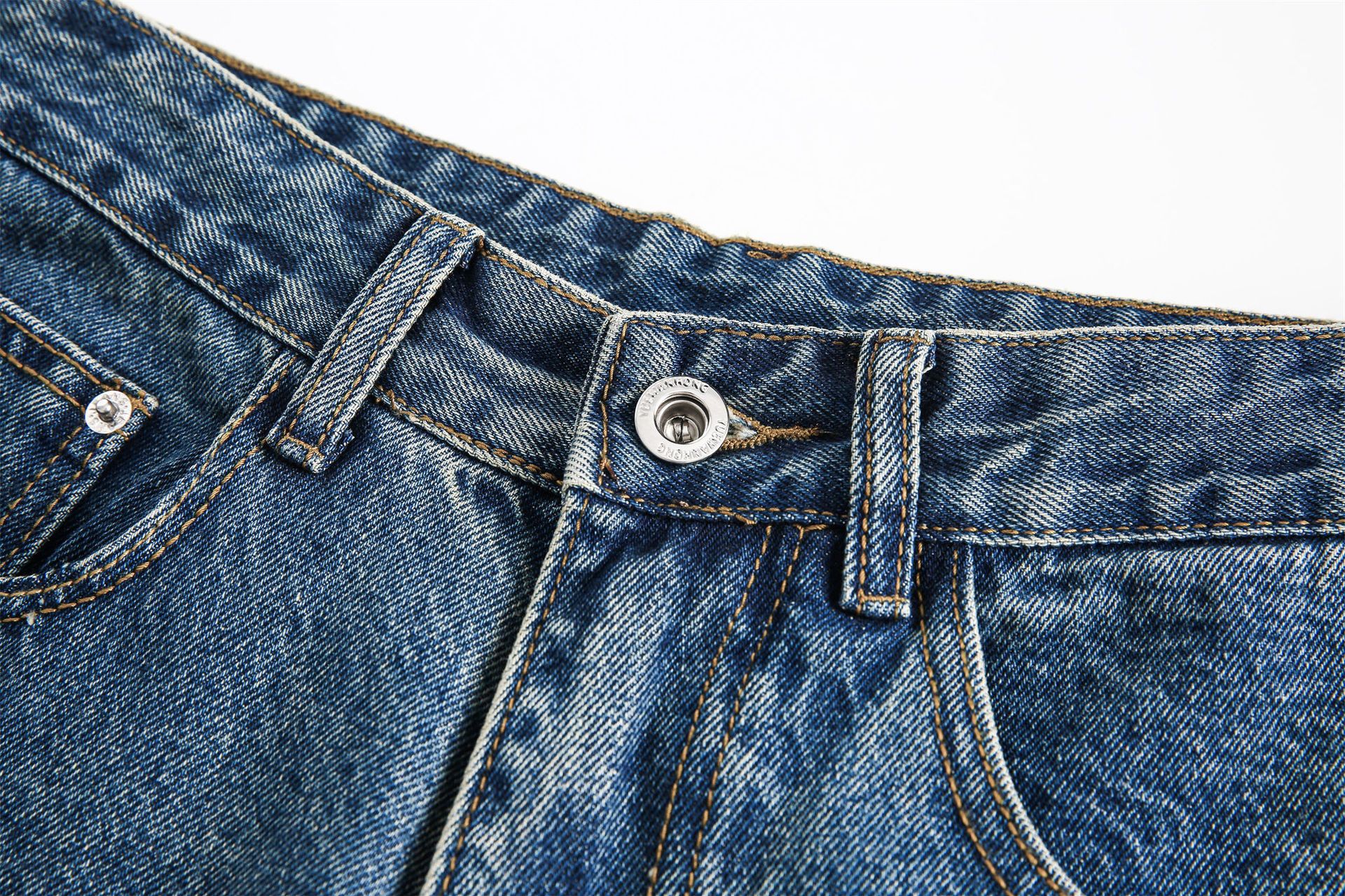 Japanese Brand × Vintage American vintage washed distressed blue jeans Size US 32 / EU 48 - 4 Thumbnail