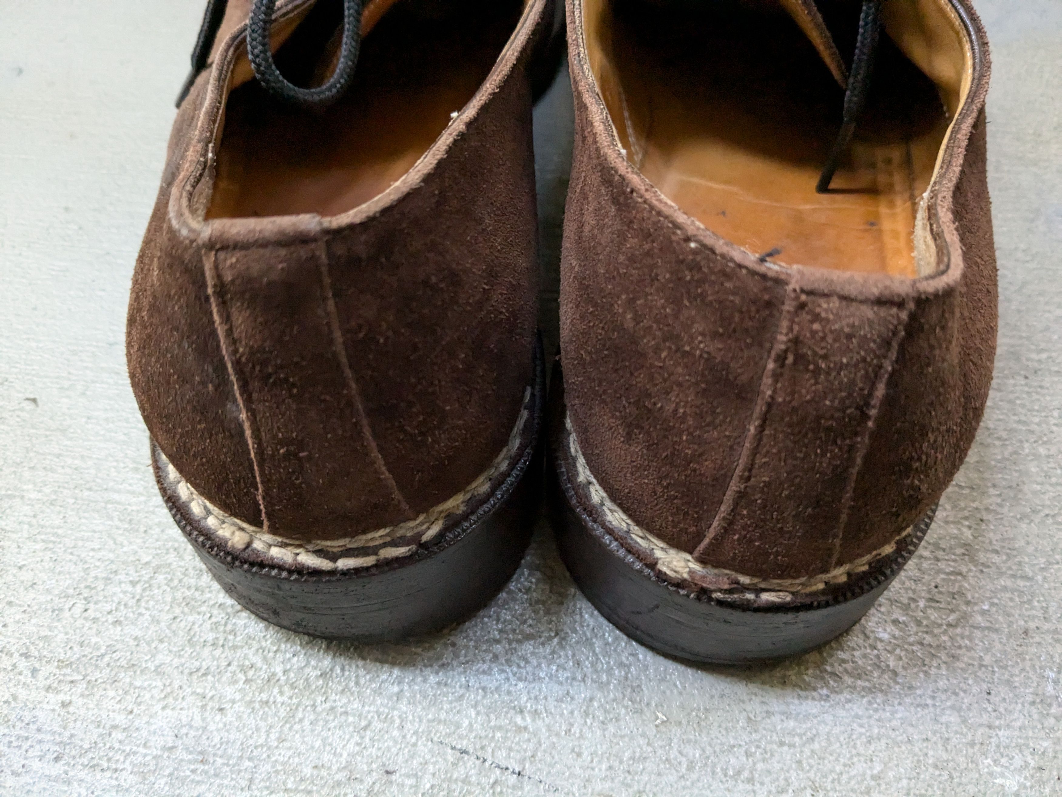 Ralph Lauren Purple Label Ralph Lauren Purple Label Suede Shoes Brown 11 D Derby Size US 11 / EU 44 - 14 Thumbnail