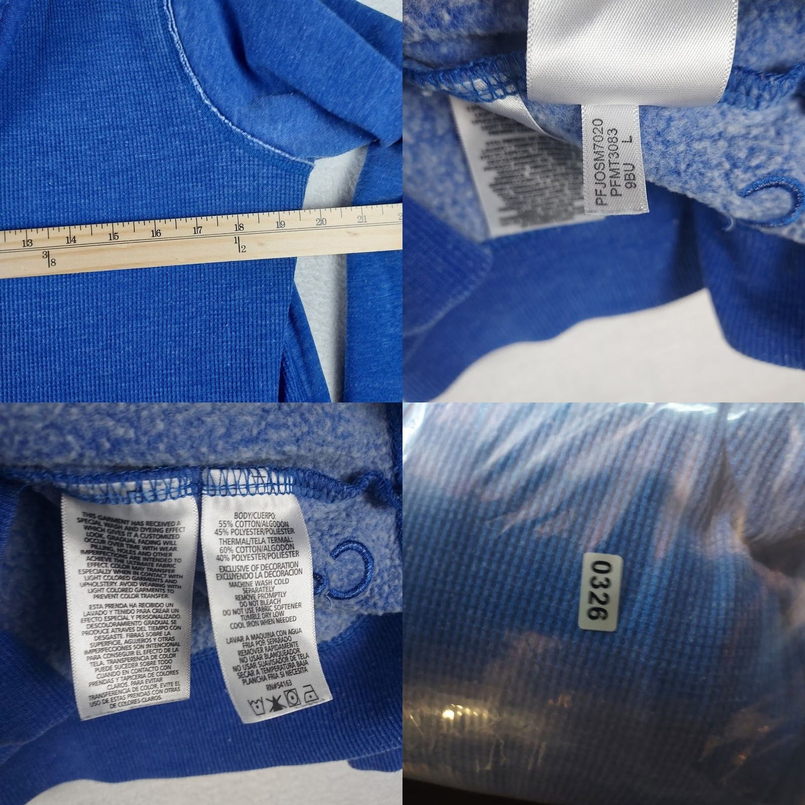 Calvin Klein Calvin Klein Blue Cowl Neck Long Sleeve Pullover Women L Knit Sweater Size L / US 10 / IT 46 - 8 Thumbnail