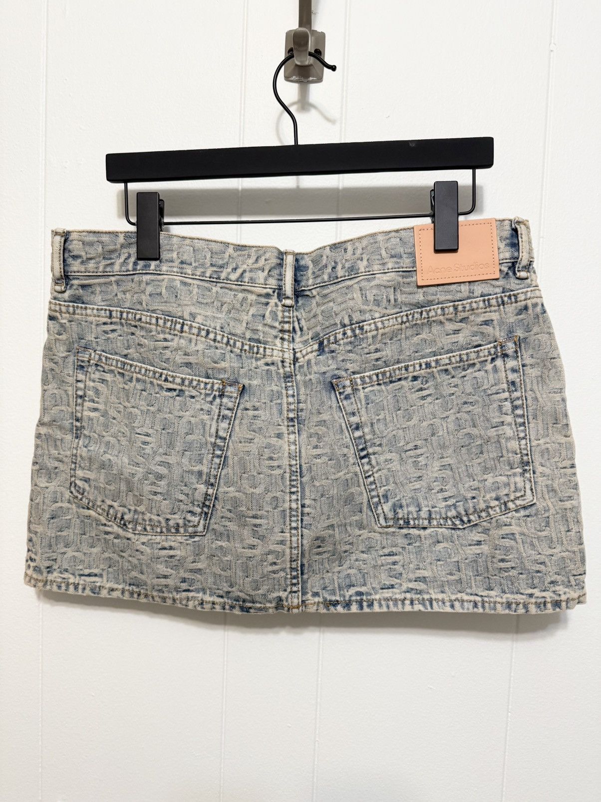 Acne Studios Acne Studios Monogram Denim Skirt Size 32" / US 10 / IT 46 - 3 Thumbnail