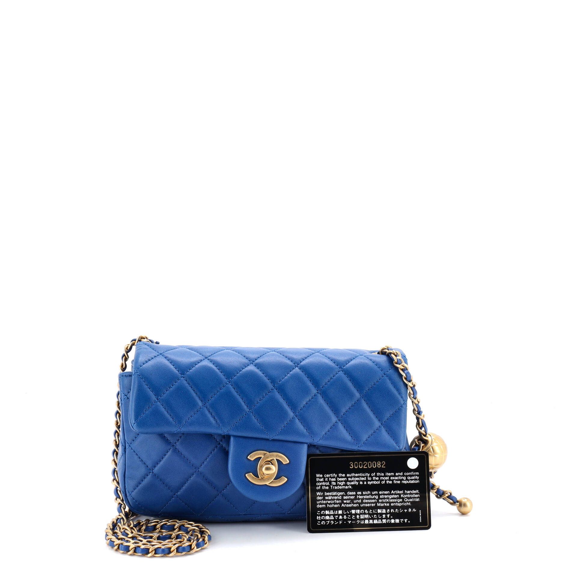 Chanel Pearl Crush Flap Bag Quilted Lambskin Mini Size ONE SIZE - 1 Thumbnail