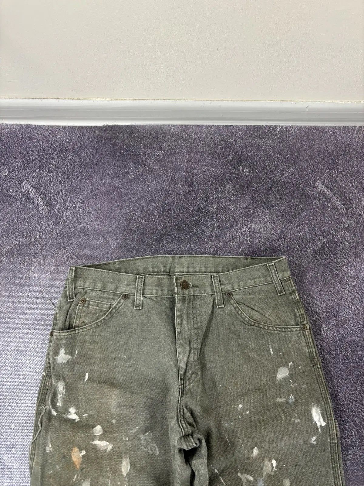 Dickies × Vintage Vintage Dickies Relaxed Fit Denim Work Baggy Pants Jeans Size US 32 / EU 48 - 8 Thumbnail