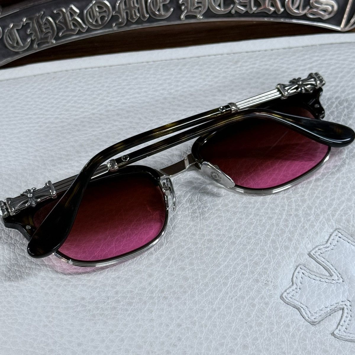 Chrome Hearts Chrome Hearts Bonennoissuer II 1/1 Sunglasses Size ONE SIZE - 2 Thumbnail