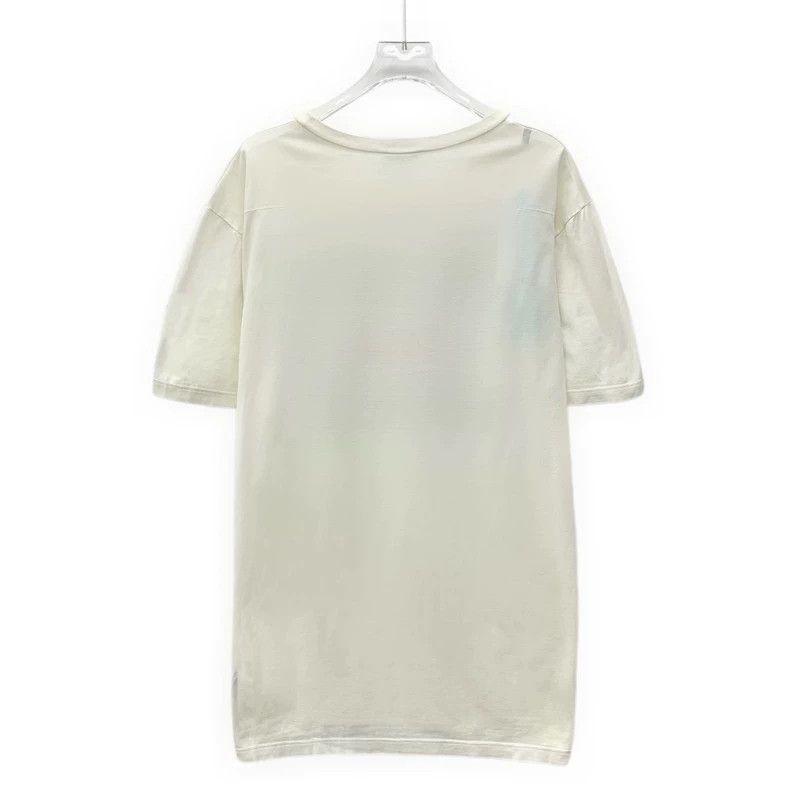 Dior Dior Beige portrait letter embroidery cotton round-neck sh Size US XL / EU 56 / 4 - 2 Thumbnail