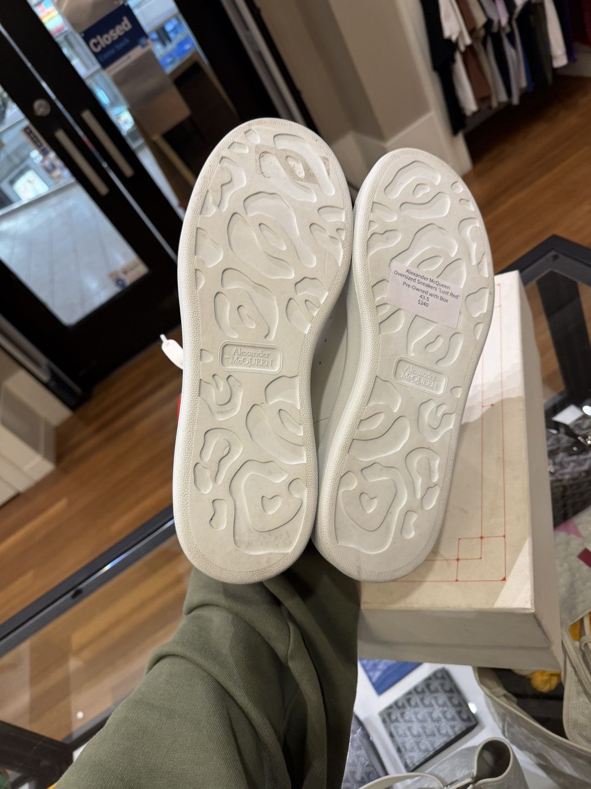Alexander McQueen Alexander McQueen Oversized Sneaker - Lust Red Heel Size US 10.5 / EU 43-44 - 7 Thumbnail