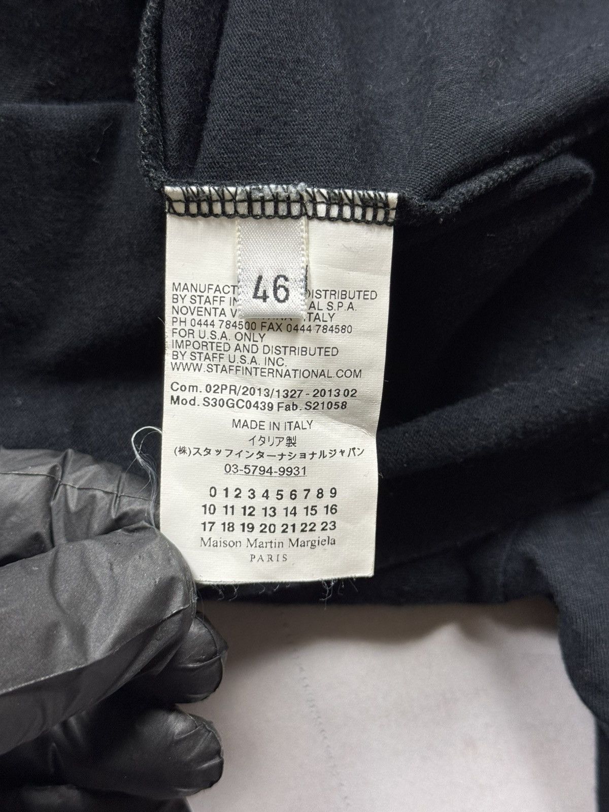 Maison Margiela Ss13 Maison Margiela Abstract Tee(Black/M) Size US M / EU 48-50 / 2 - 8 Thumbnail