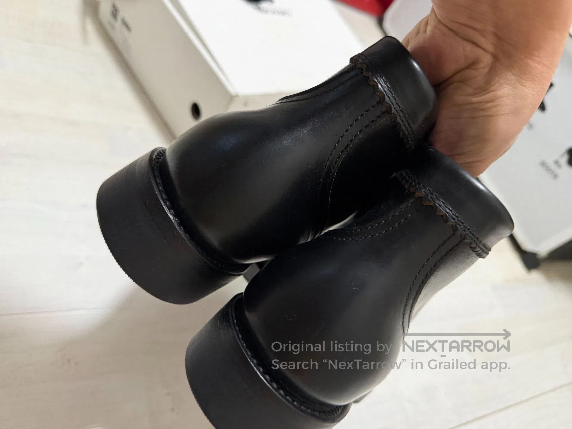 Vintage GRE A02 Goodyear Horween CXL Work Boots. Size US 8 / EU 41 - 8 Thumbnail