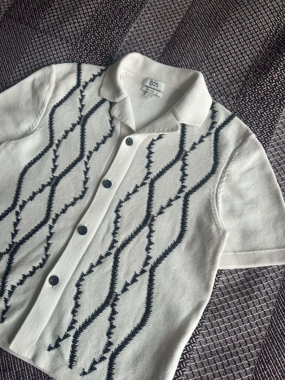 Cos COS Old Money Style Polo T-shirt Mens Relaxed Fit Size S / M Size US M / EU 48-50 / 2 - 3 Thumbnail