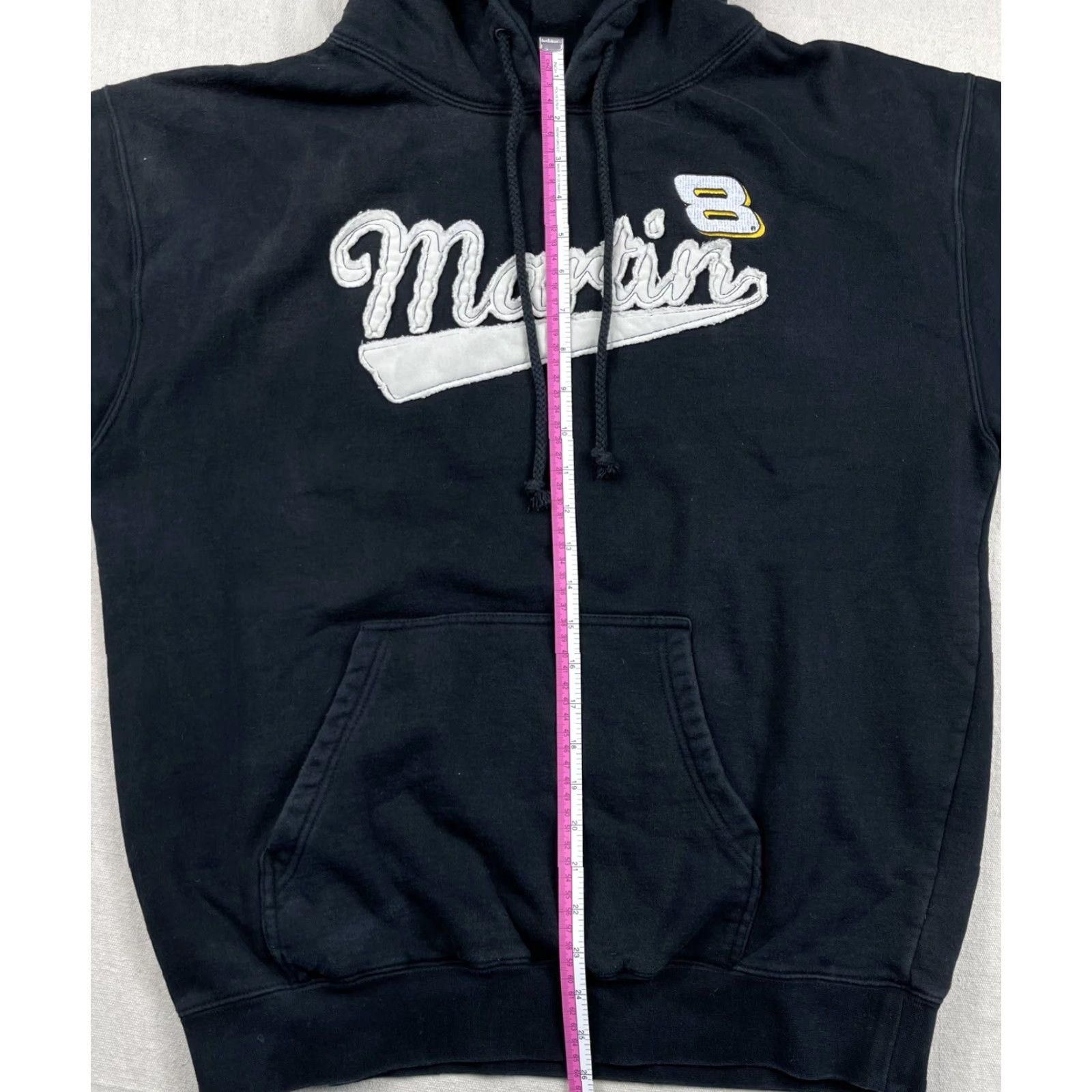NASCAR VINTAGE Mark Martin Army Strong Hoodie L Black Cotton Blend Racing USA Mens Size US L / EU 52-54 / 3 - 7 Thumbnail