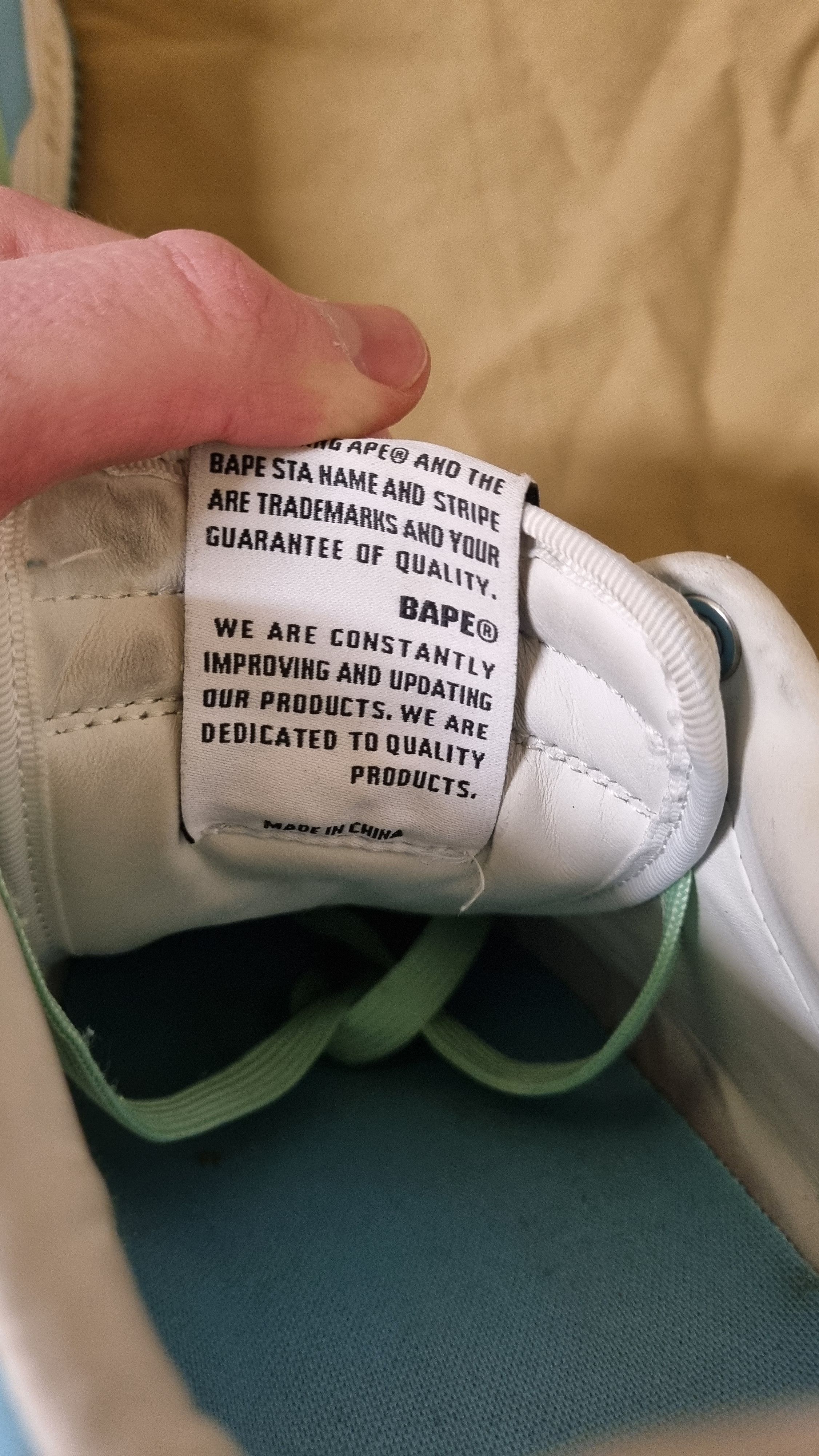 Bape Bapesta Pastel Pack Sax Blue Green Sneakers Size US 9.5 / EU 42-43 - 5 Thumbnail