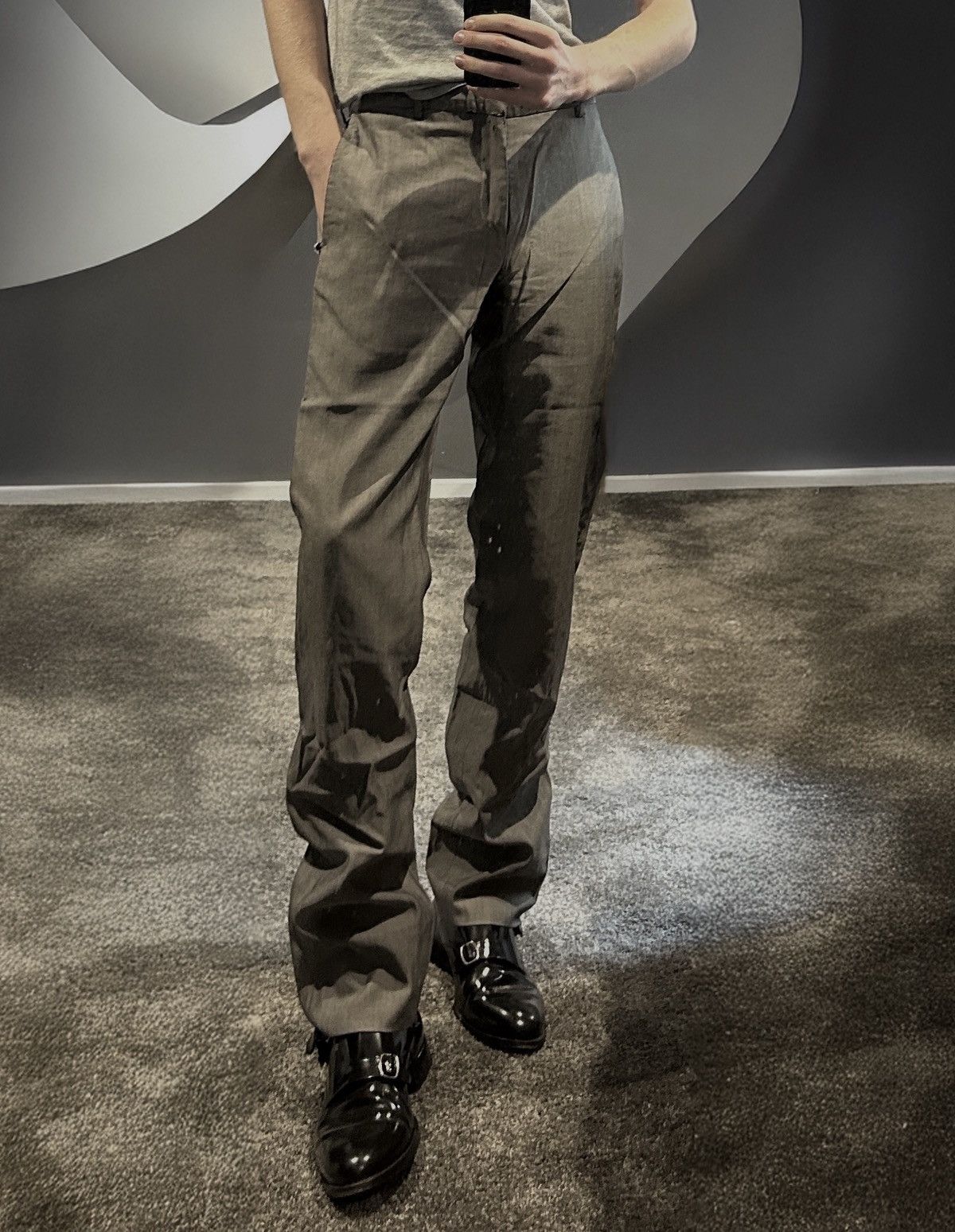 H*須様 dior homme 2004aw wool slacks by He H*須様 dior homme 2004aw wool slacks by He H*須様 dior