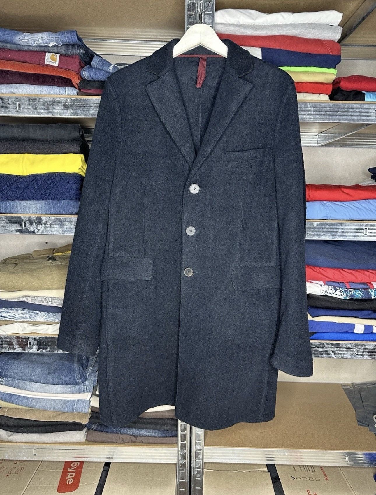 Harris Wharf London Harris Wharf London Luxury Fleece Wool Coat Size US M / EU 48-50 / 2 - 1 Thumbnail