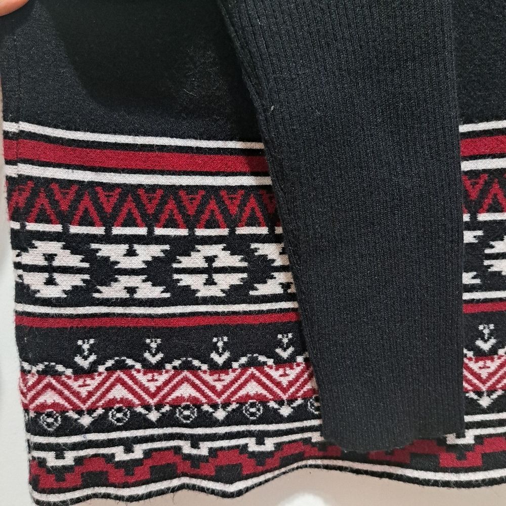 Joseph Joseph A Tribal Jacquard Western Lagenlook Aztec Knitwear Po Size L / US 10 / IT 46 - 14 Thumbnail