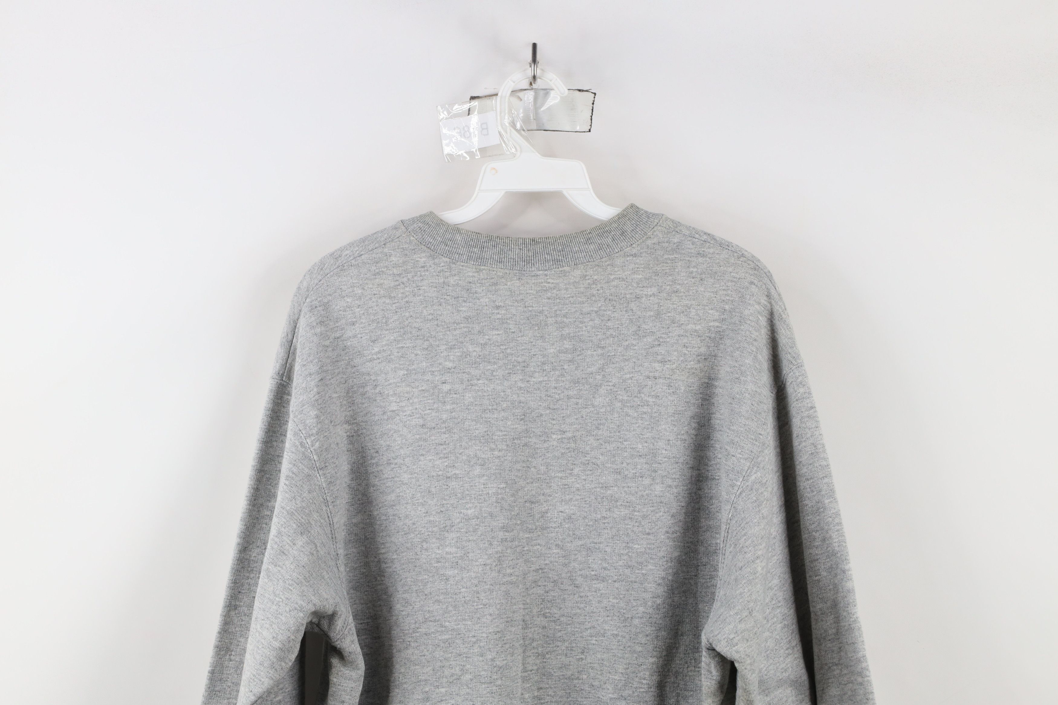 Vintage Vintage 90s Streetwear Crewneck Sweatshirt Heather Gray Size US M / EU 48-50 / 2 - 10 Thumbnail