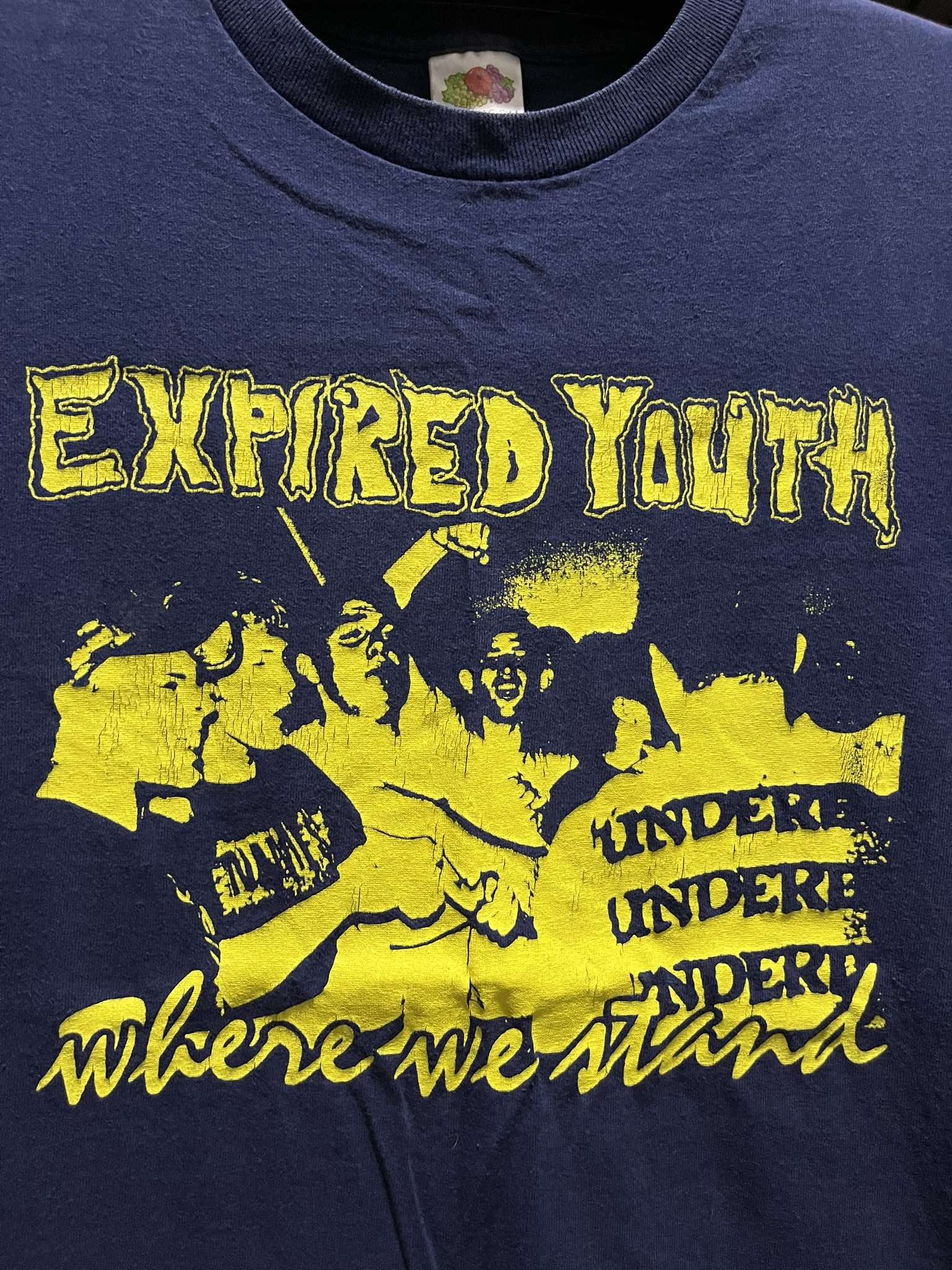 Band Tees Expired Youth Where We Stand Hardcore Punk Band Tee Size US M / EU 48-50 / 2 - 3 Thumbnail