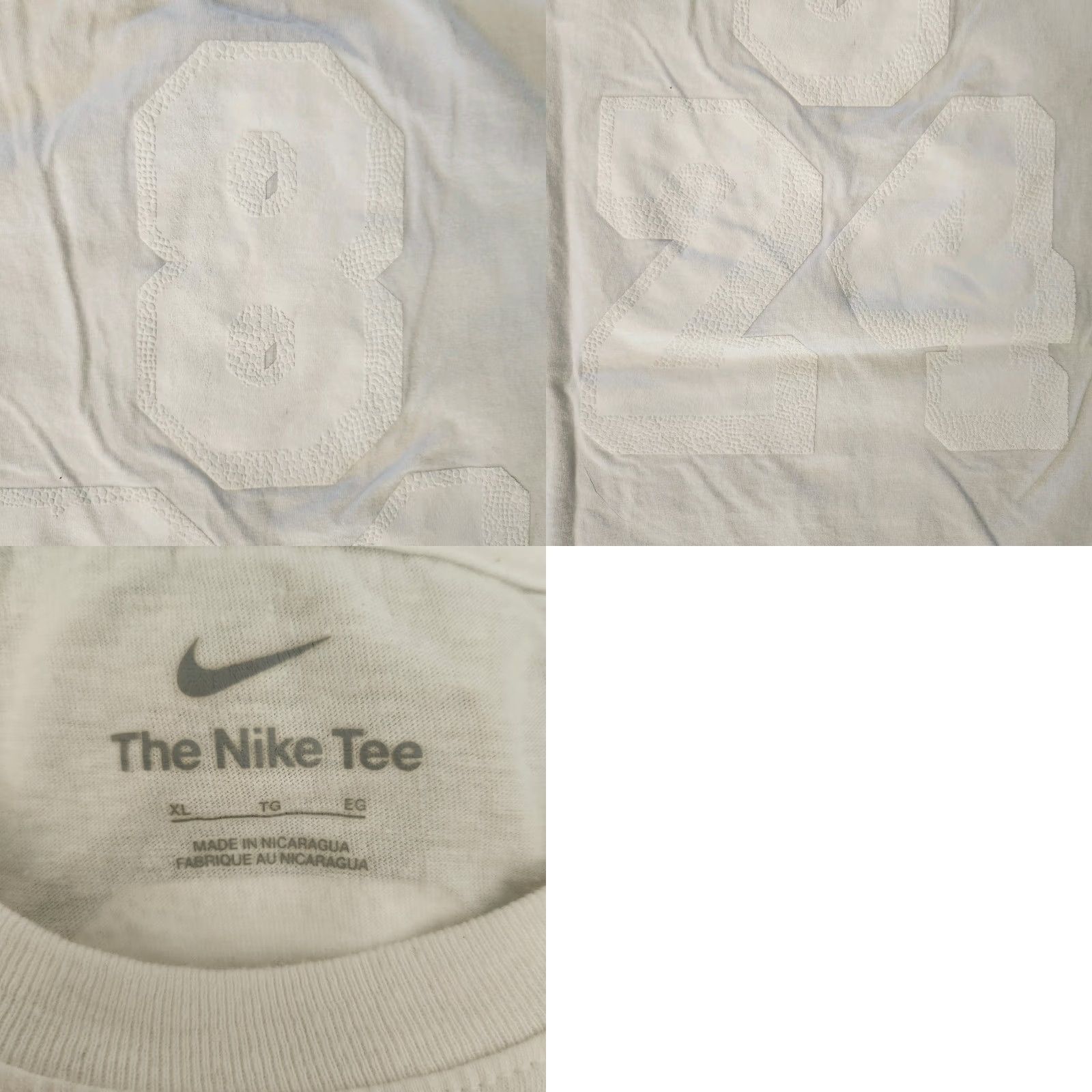 Nike Nike Kobe Black Mamba T Shirt Tee Mens XL White Double Sided Textured 8 24 Rare Size US XL / EU 56 / 4 - 8 Thumbnail