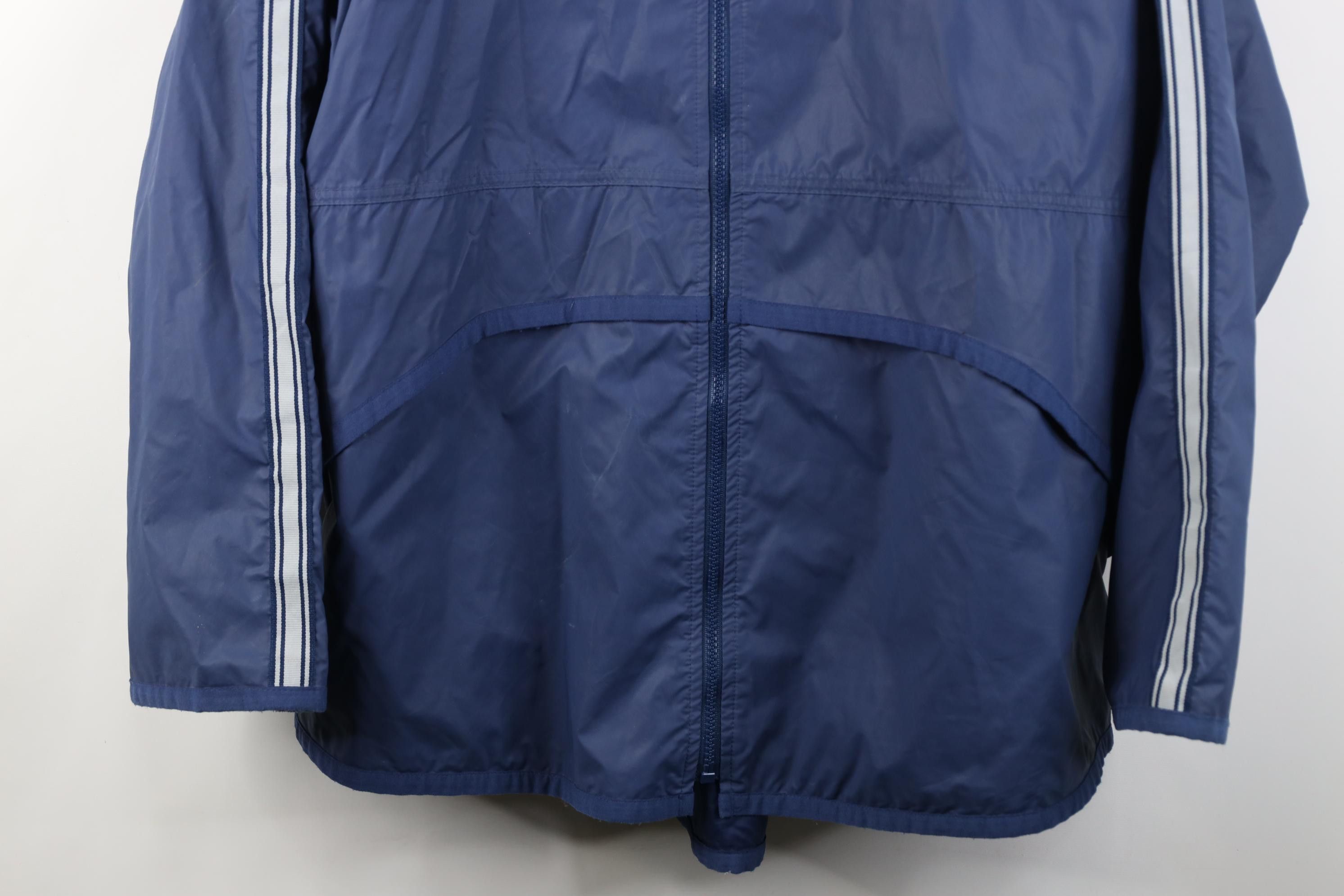 Nike Vintage 90s Nike Pro Line Cowboys Hooded Rain Jacket Size US L / EU 52-54 / 3 - 3 Thumbnail