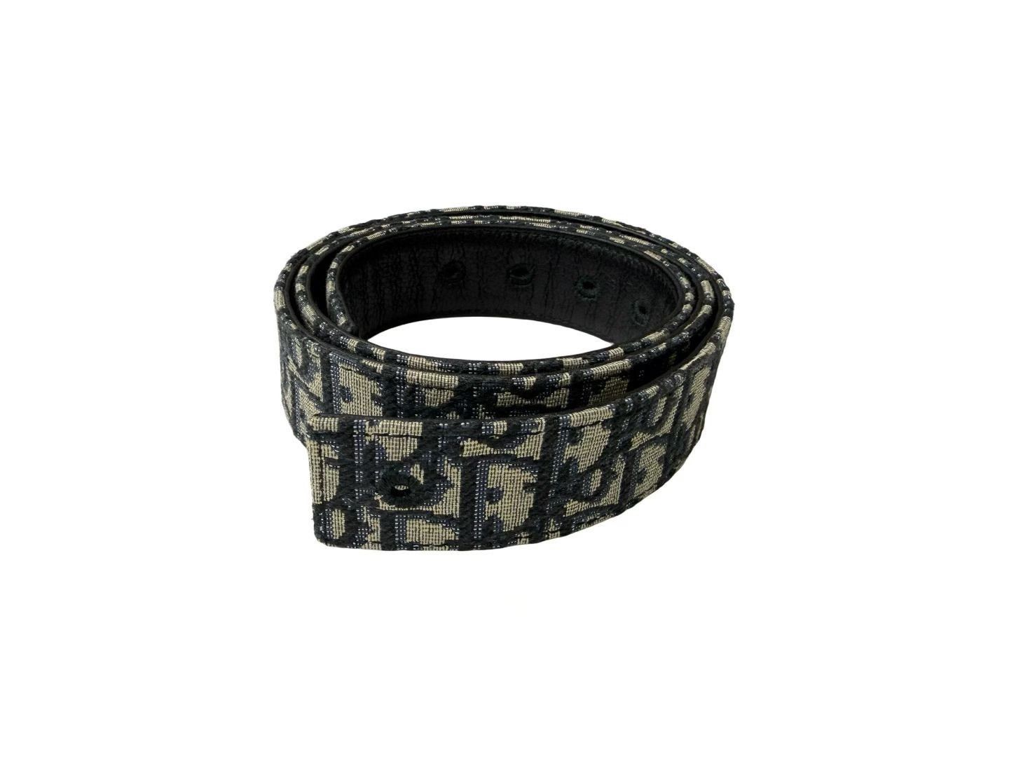 Dior Dior Classic Monogram Belt with Letter Buckle Size ONE SIZE - 3 Thumbnail