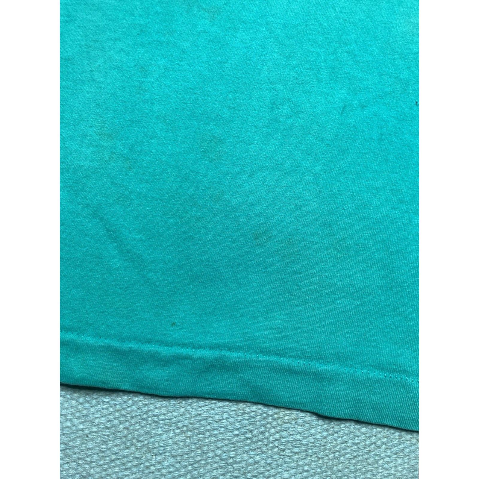 AQUA VINTAGE Trend Basics T-Shirt Mens Pocket Grunge 90s Large Teal Blue Size L Size US L / EU 52-54 / 3 - 3 Thumbnail