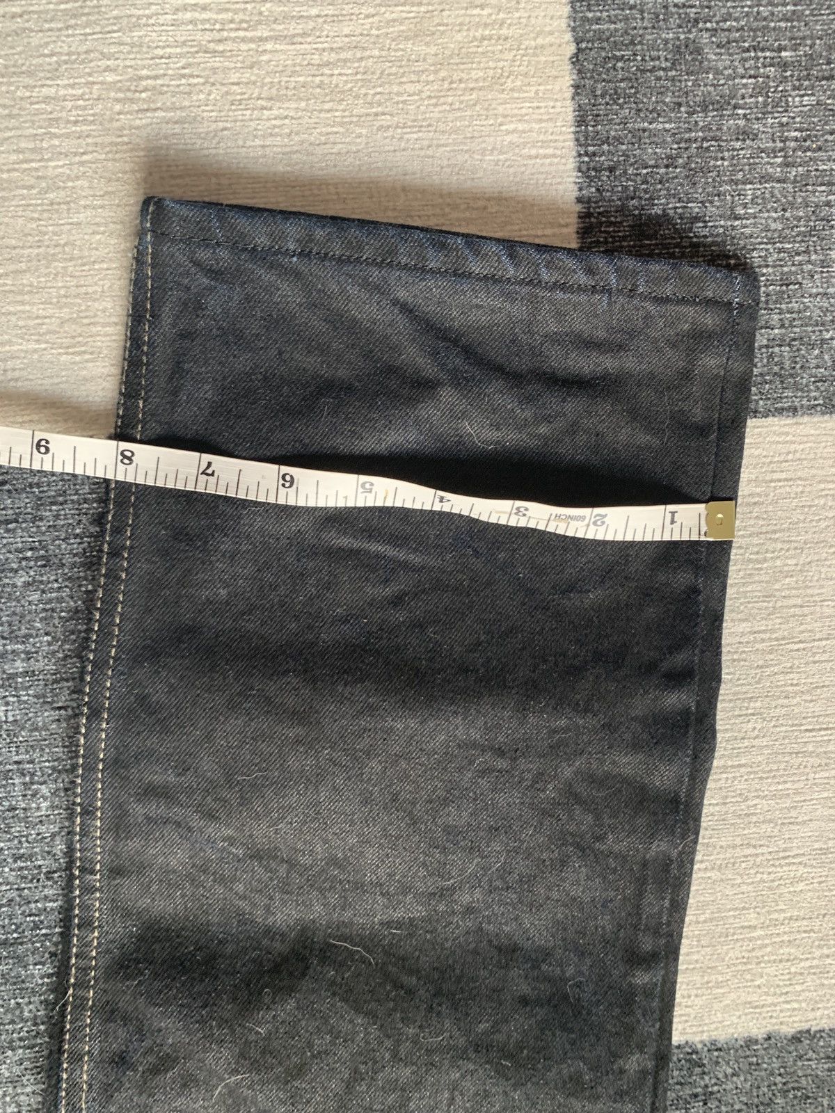 Rick Owens Drkshdw Made in Japan Drkshdw X Self Edge Detroit Cut Waxed Jeans Size US 34 / EU 50 - 5 Thumbnail