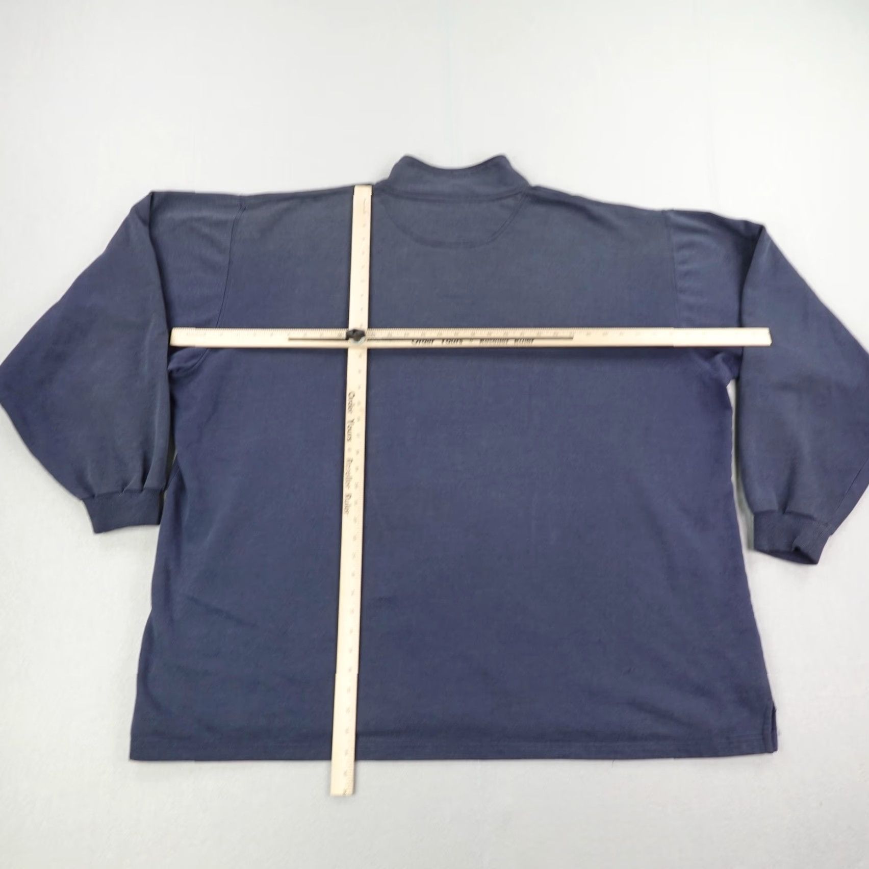 Karl Kani Vintage Karl Kani Sweatshirt Mens 3XL Tall Blue 1/4 Zip Pullover Brooklyn Y2K ^ Size US XXL / EU 58 / 5 - 5 Thumbnail