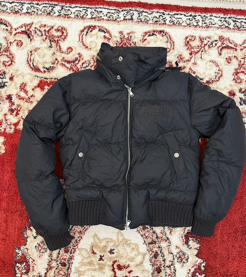 Dsquared2 Dsquared2 Womens Bomber Jacket Y2k Down Blue 40 M Size S / US 4 / IT 40 - 2 Thumbnail