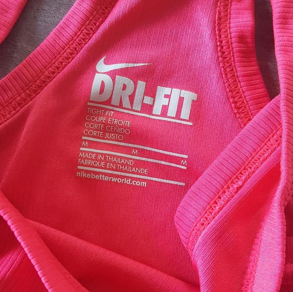 Nike Red Dri Fit Nike Athletic Tank Size M / US 6-8 / IT 42-44 - 3 Thumbnail