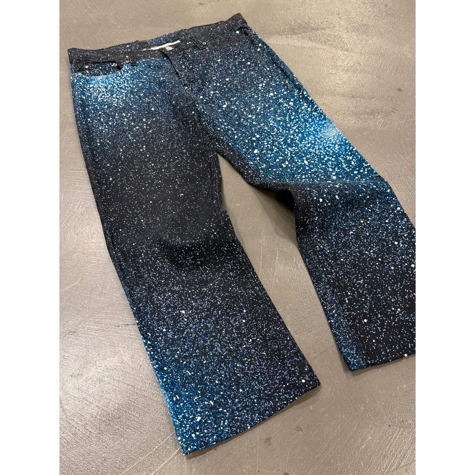 Roberto Cavalli 2000s Roberto Cavalli galaxy stars pants Size 33" - 3 Thumbnail