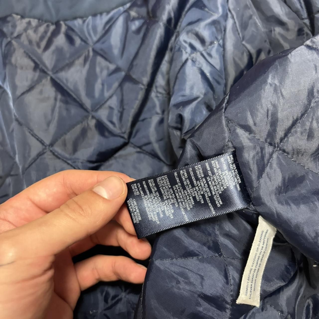 Tommy Hilfiger Tommy Hilfiger Navy Bomber Jacket with Red Hood Size US M / EU 48-50 / 2 - 6 Thumbnail