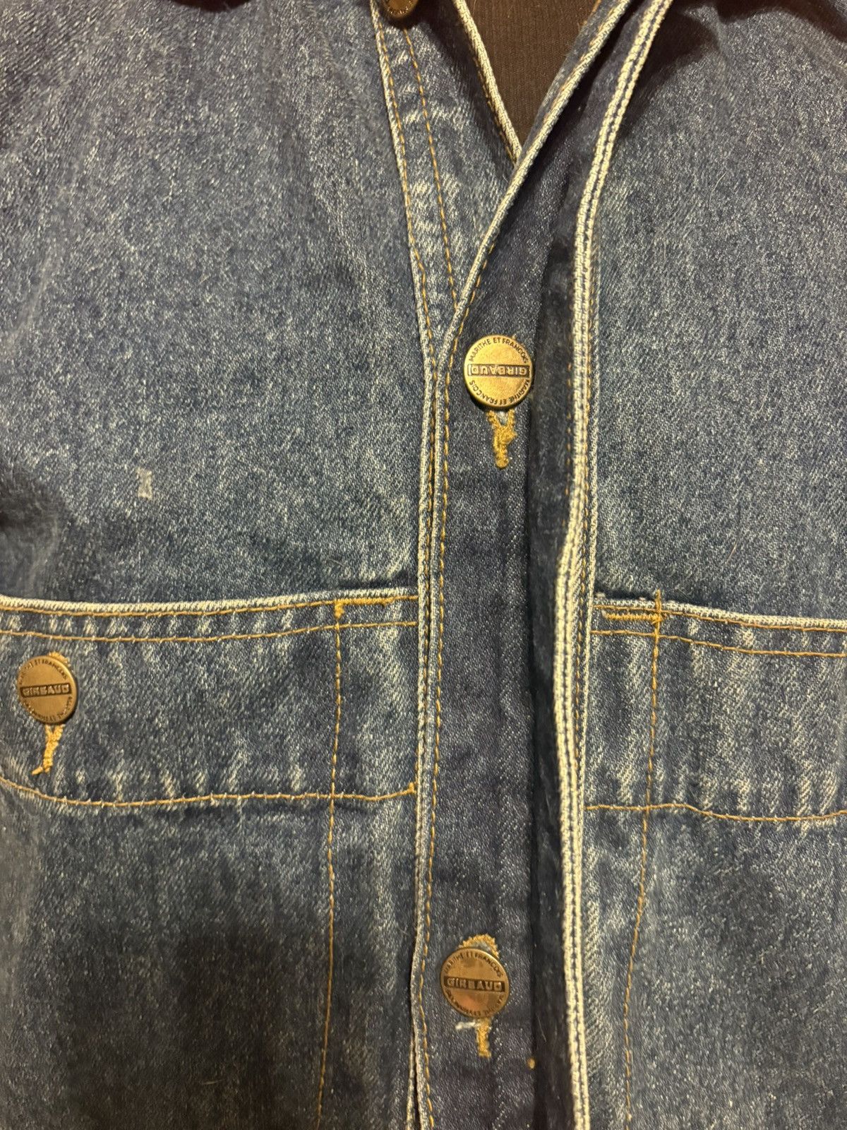 Marithe + Francois Girbaud Vintage Marithe Francios Girbaud Jean Jacket 80’s Buckle Size US S / EU 44-46 / 1 - 3 Thumbnail
