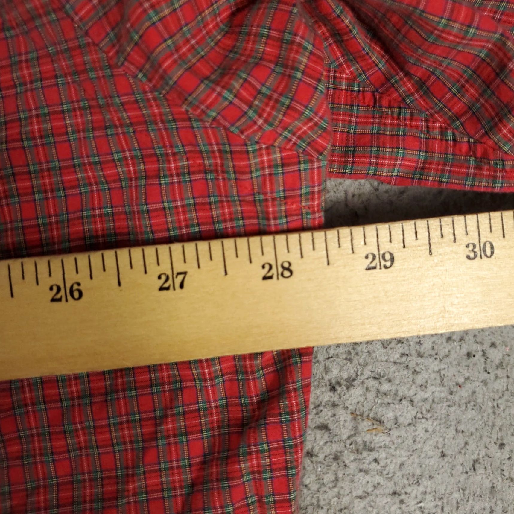 Ralph Lauren Ralph Lauren Shirt Mens XL Red Plaid Button-Up Long Sleeve Classic Preppy American Made in USA Mens XL Red Plaid Shirt Size US XL / EU 56 / 4 - 6 Thumbnail