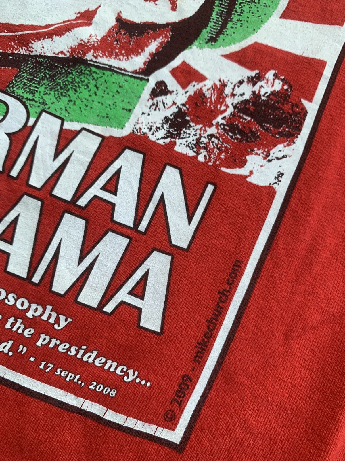 Vintage Vintage Chairman Maobama ©️2009 - mikechurch Size US XL / EU 56 / 4 - 3 Thumbnail