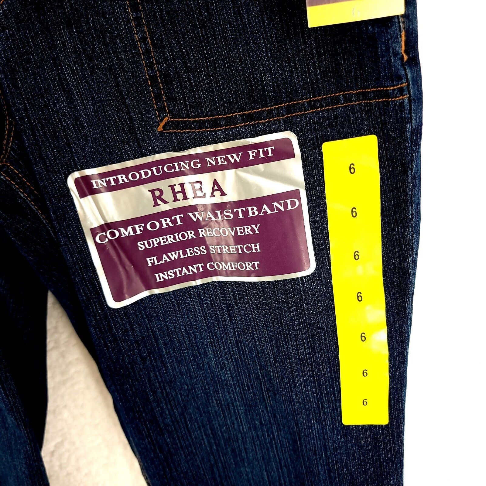 Gloria Vanderbilt NEW Gloria Vanderbilt Missy Elastic Waist Denim Capri Jeans Size 31" - 2 Thumbnail