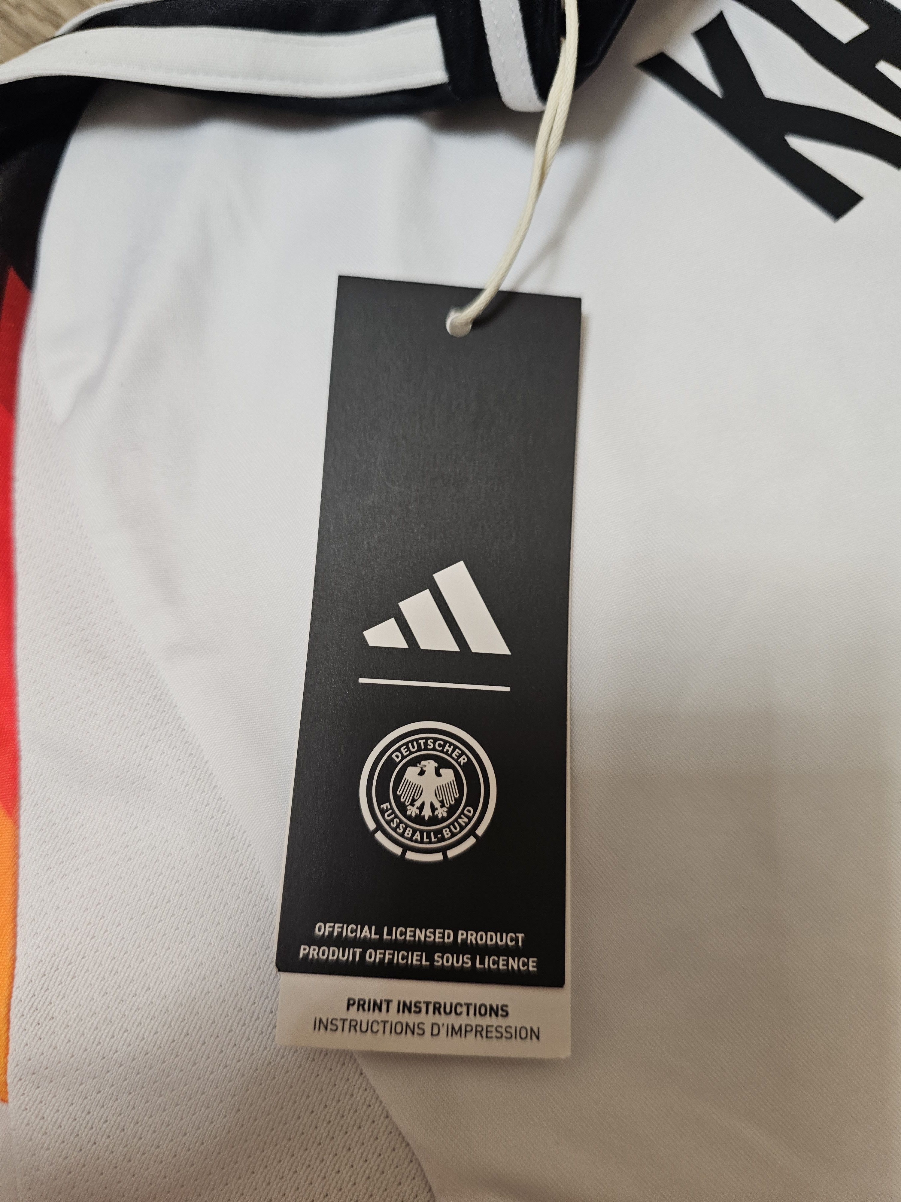 Adidas GERMANY 2024 HOME EURO KROOS FOOTBALL SHIRT SOCCER JERSEY Size US L / EU 52-54 / 3 - 7 Thumbnail
