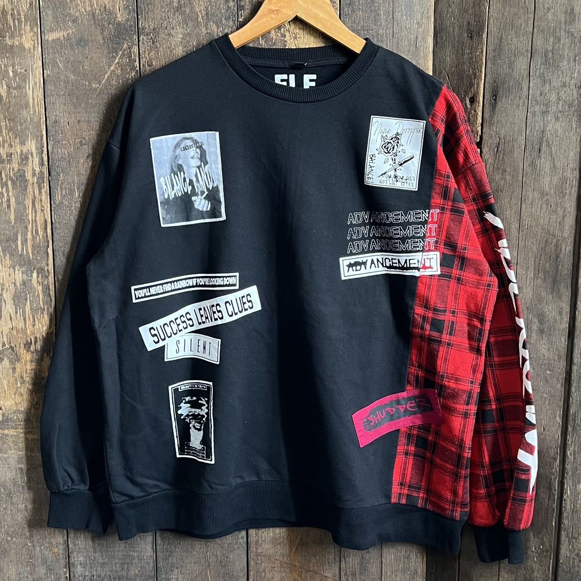 If Six Was Nine × Le Grande Bleu (L.G.B.) × Seditionaries FLF Crewneck Sweatshirt Size US M / EU 48-50 / 2 - 1 Thumbnail