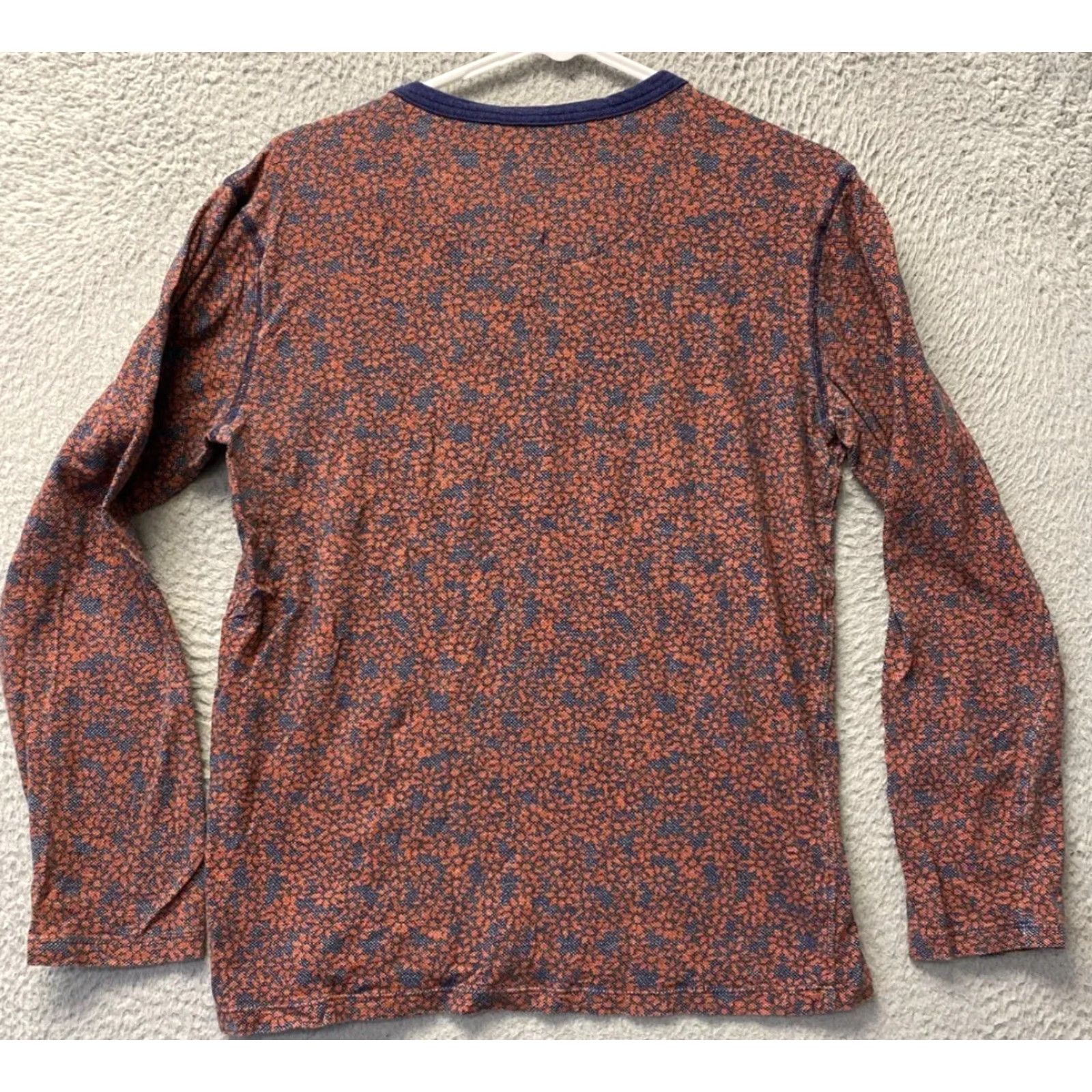 Gap GAP Men's Henley Shirt Long Sleeve S 104-46 Four Leaf Clover 100% Cotton Knit Lightweight Regular Fit" Size US S / EU 44-46 / 1 - 7 Thumbnail