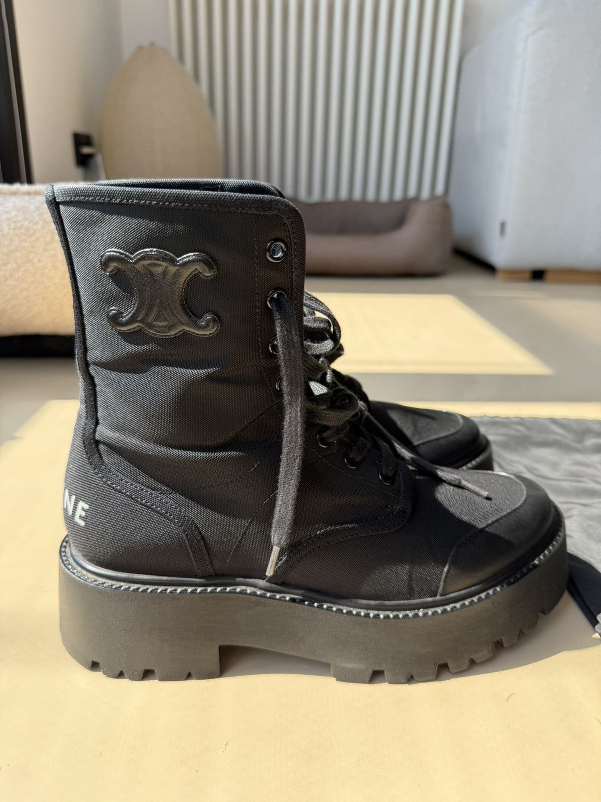 Celine CELINE Lace-Up Boots Size US 9 / IT 39 - 9 Thumbnail