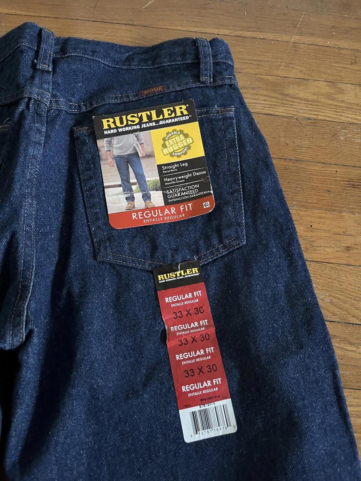 Rustler Vintage Rustler Denim of USA Fabric Size US 32 / EU 48 - 2 Thumbnail