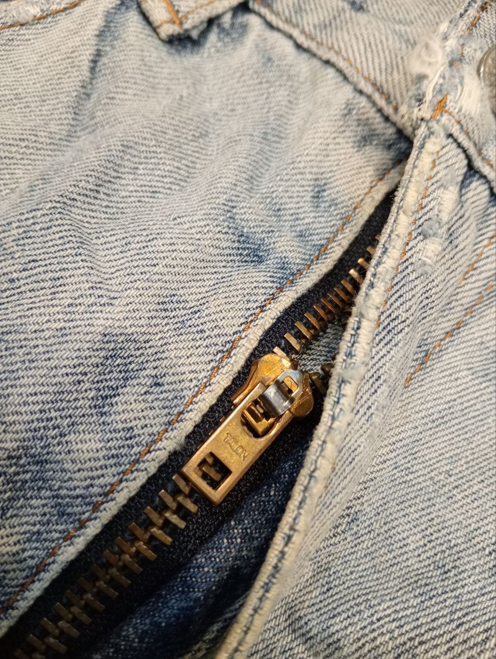 Levi's Vintage Clothing LEVI'S VINTAGE 502 REDLINE CAPITAL E SELVEDGE BLUE JEANS Size US 33 - 5 Thumbnail