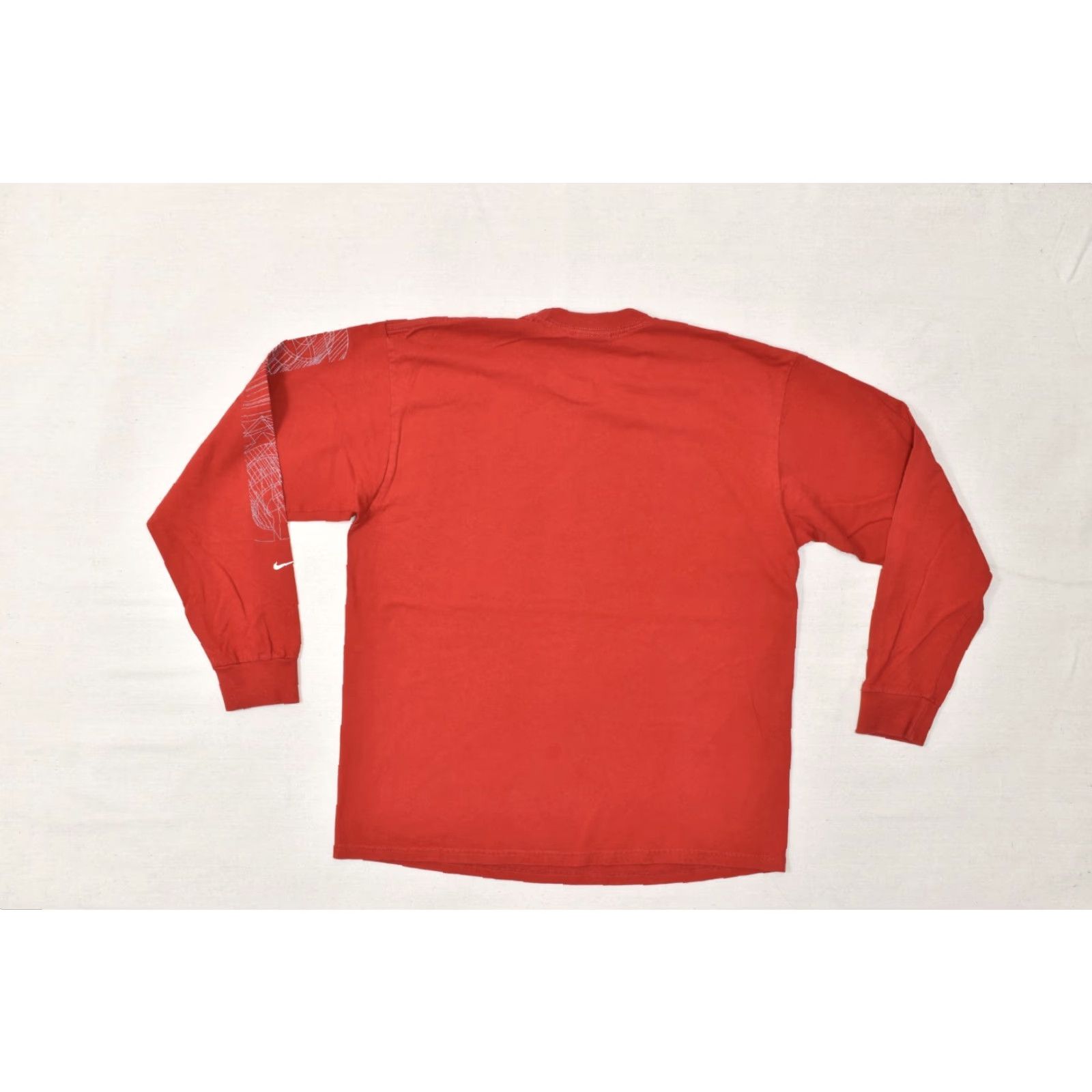 Nike VINTAGE Nike Mens L Red Long Sleeve Graphic Tee Made in USA 90s Streetwear Shirt Mens Size US L / EU 52-54 / 3 - 7 Thumbnail